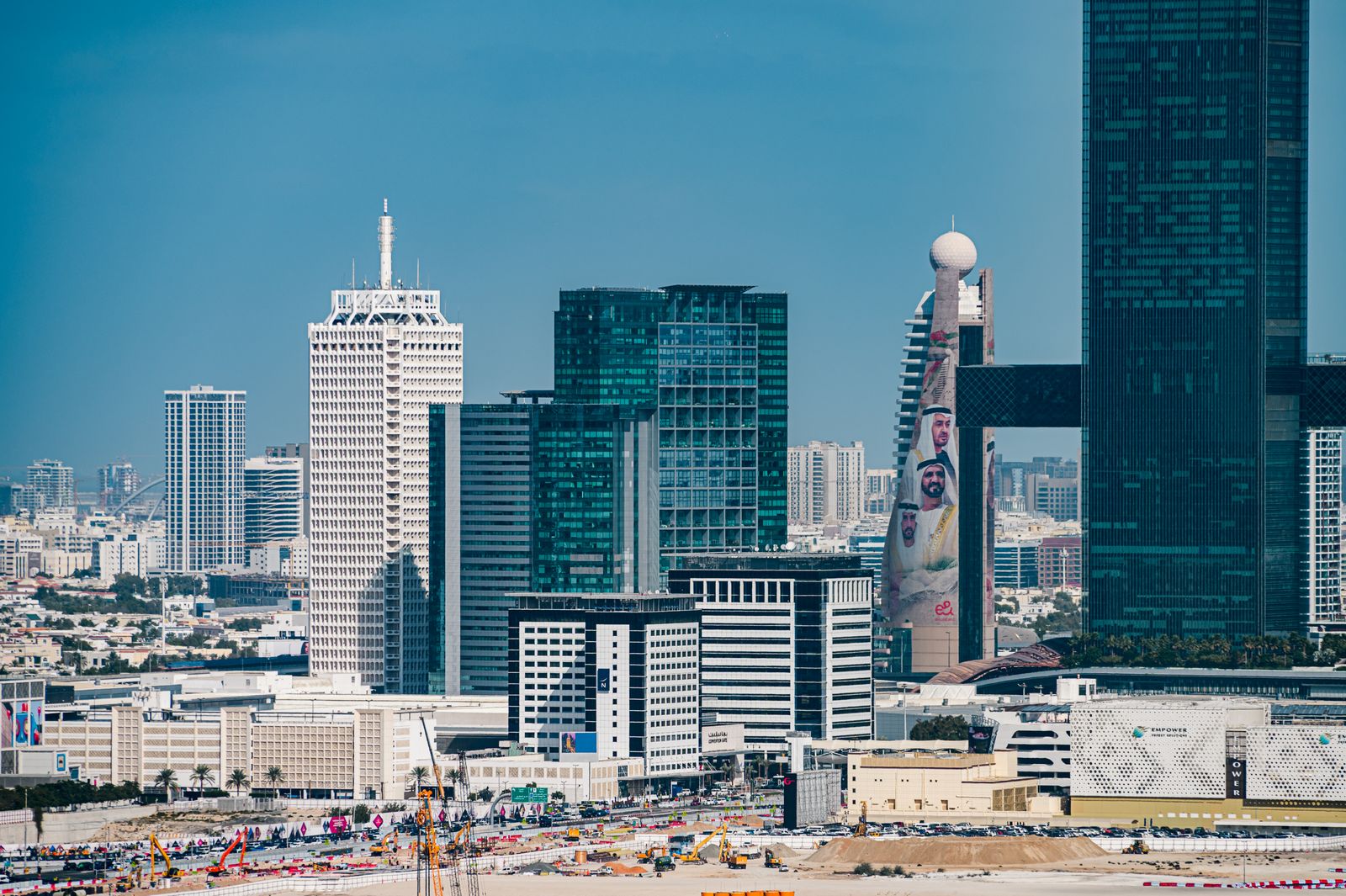 Modern towers in Dubai’s business district